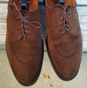 JM Weston Brown Suede Derby